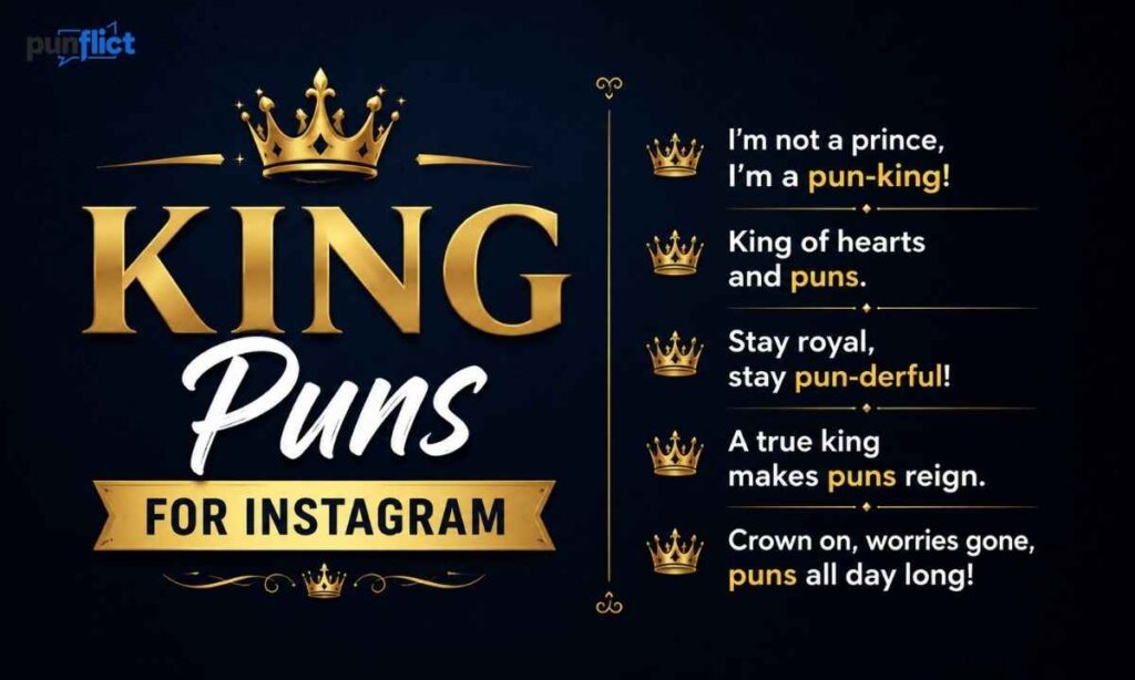 king-puns-for-instagram